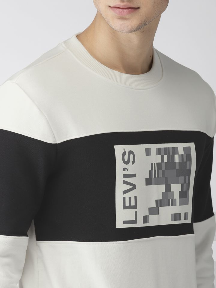 levi's full sleeve printed men's sweatshirt