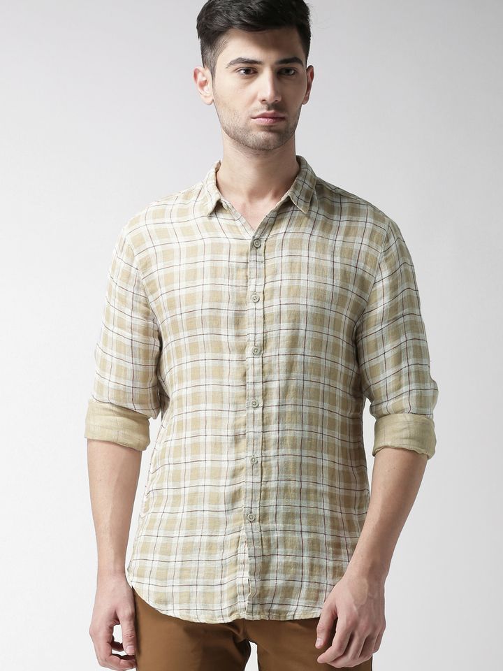 Linen shirt myntra clearance