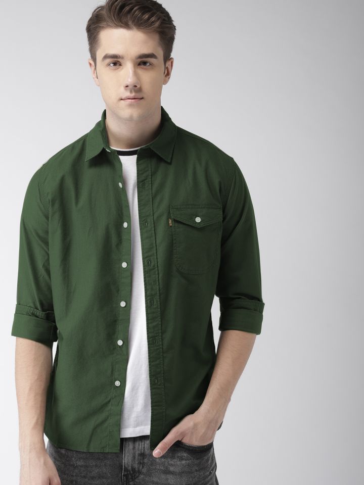 Green deals levis shirt
