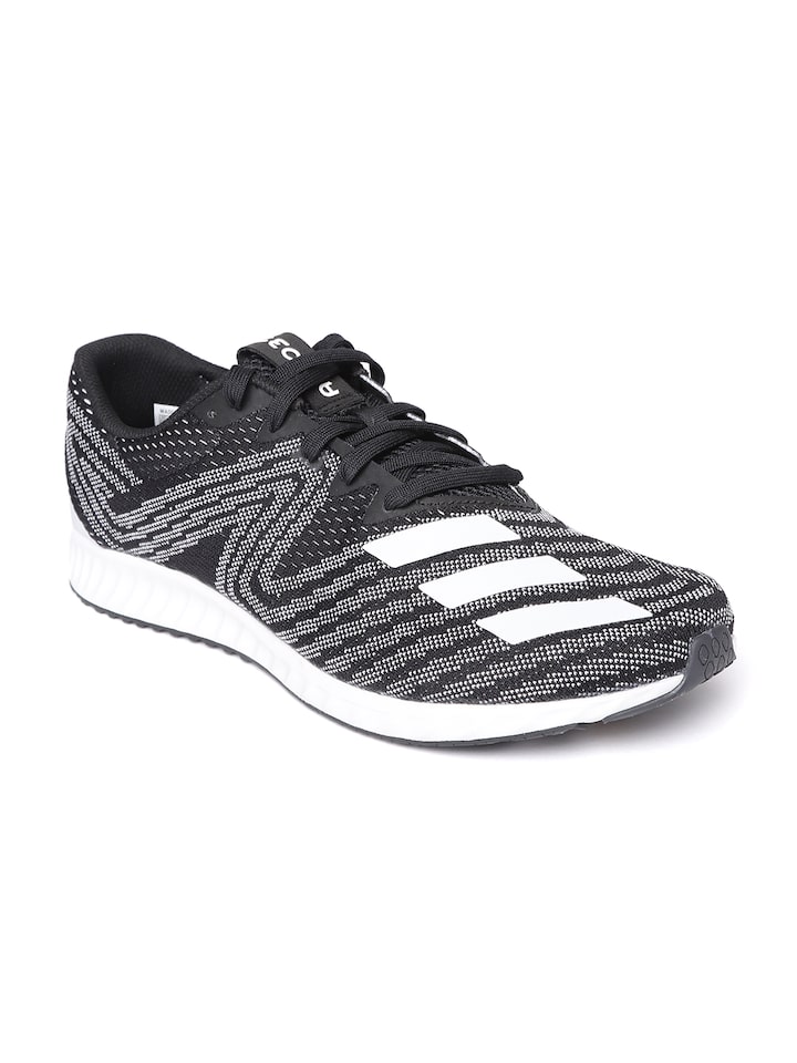 Buy Adidas Men Black White Aerobounce Pr Running Shoes Sports Shoes For Men Myntra