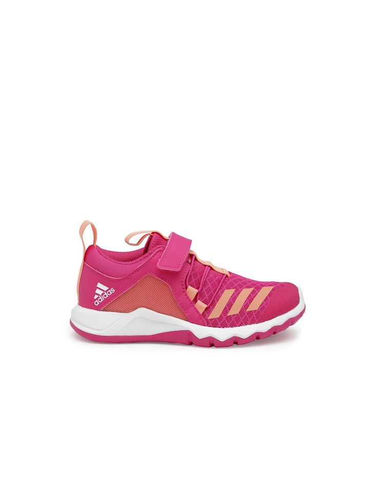 Buy Adidas Kids Pink Rapidaflex El Running Shoes Sports Shoes For Unisex Kids 6841667 Myntra