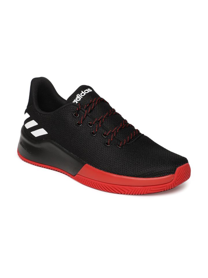 adidas black and red basketball shoes