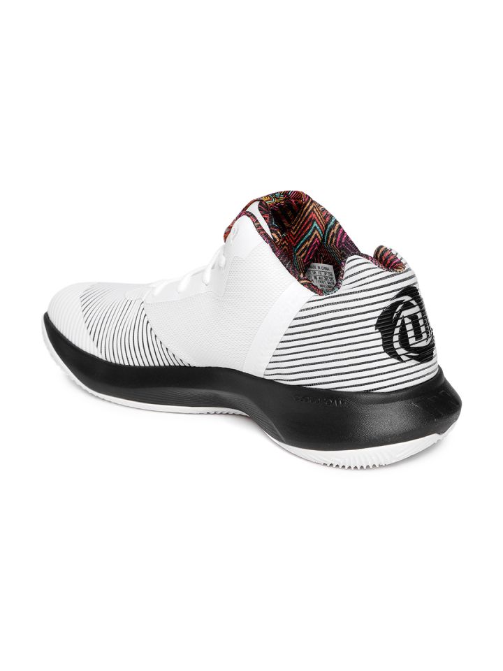 Buy ADIDAS Men White Black D Rose Lethality Basketball Shoes