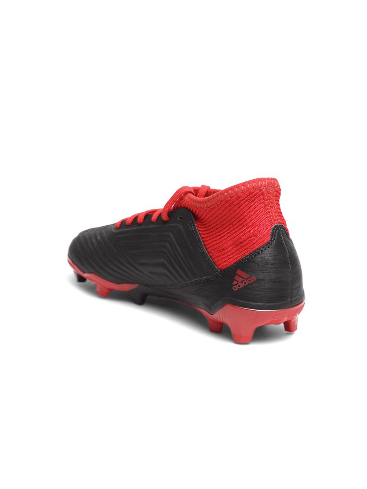 Buy ADIDAS Boys Black Red Predator 18.3 Firm Ground Football