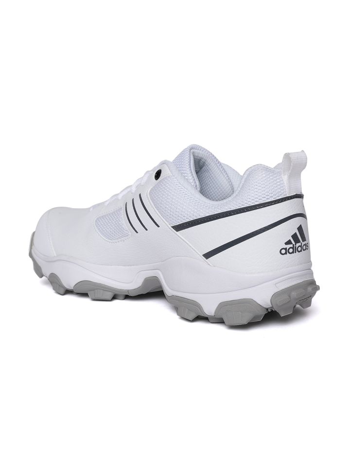 ADIDAS Men White Cricket Shoes