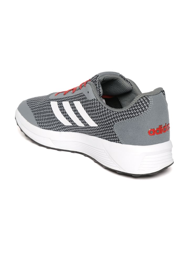 Men's black visgre and scarle running shoes discount