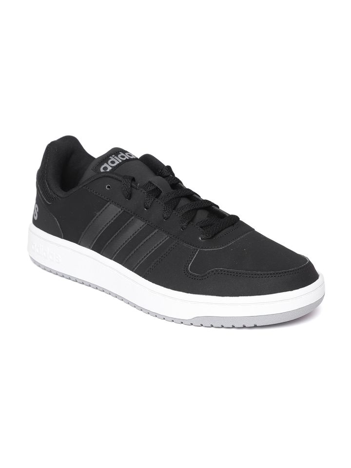 Buy ADIDAS Men Black Hoops 2.0 Basketball Shoes Sports Shoes for