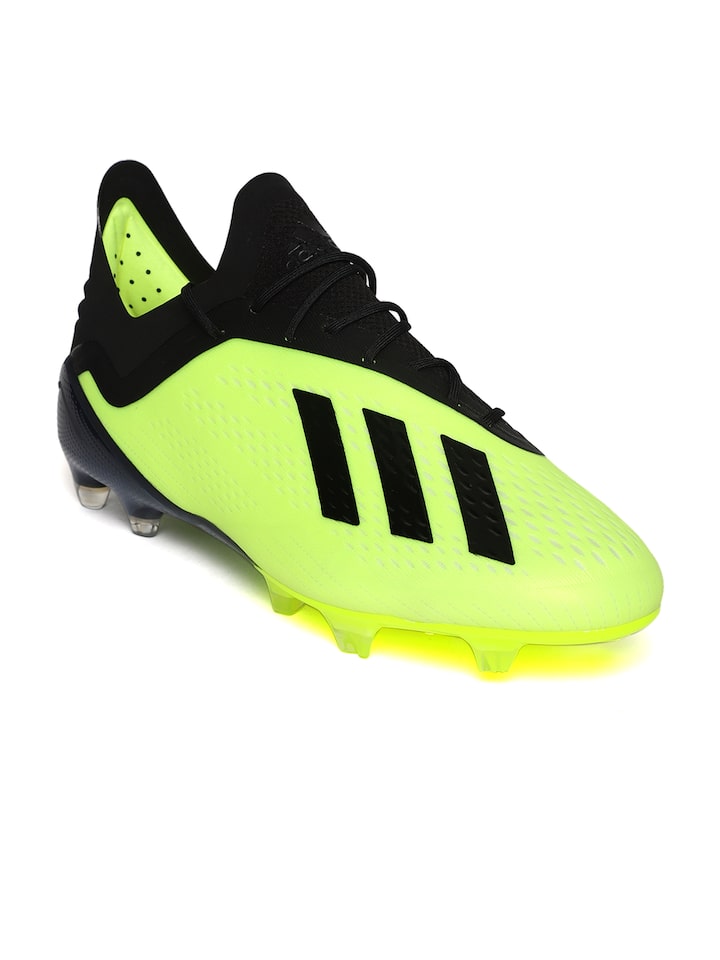 ADIDAS Men Florescent Green & Black X 18.1 FG Football Shoes