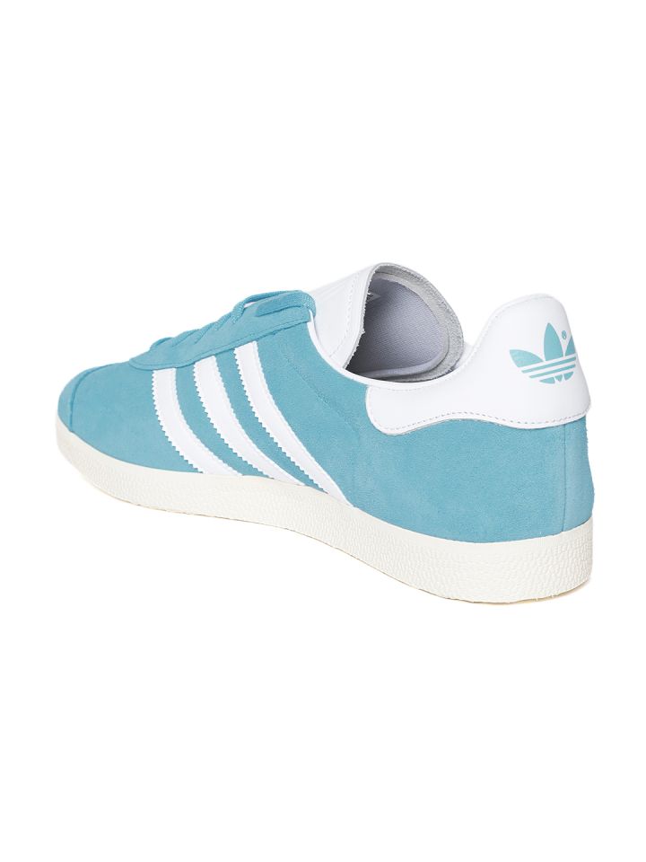 ADIDAS Originals Men Blue Gazelle Suede Sneakers