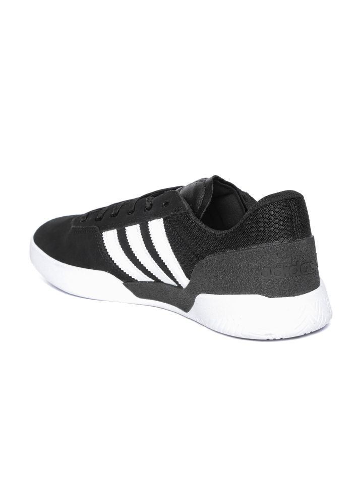 ADIDAS Originals Men Black City Cup Suede Skateboarding Shoes