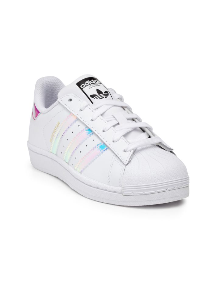 Buy ADIDAS Originals Kids White Superstar Sneakers Casual