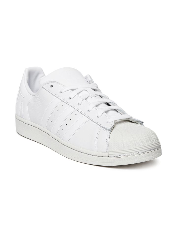 ADIDAS Originals Men White SUPERSTAR Leather Sneakers