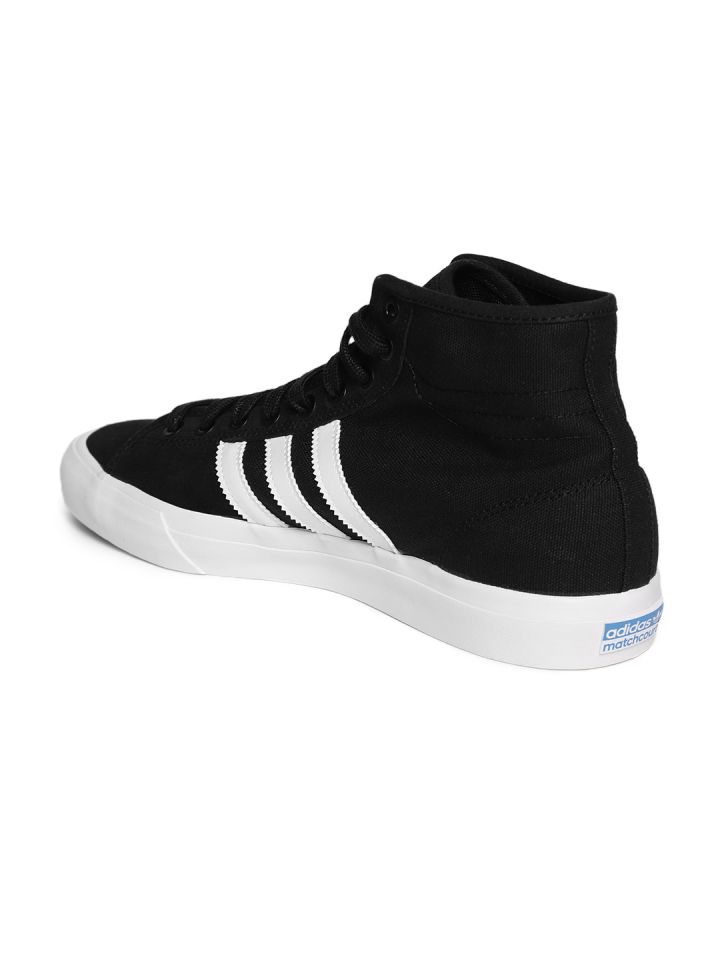ADIDAS Originals Men Black Matchcourt High RX Skateboarding Shoes