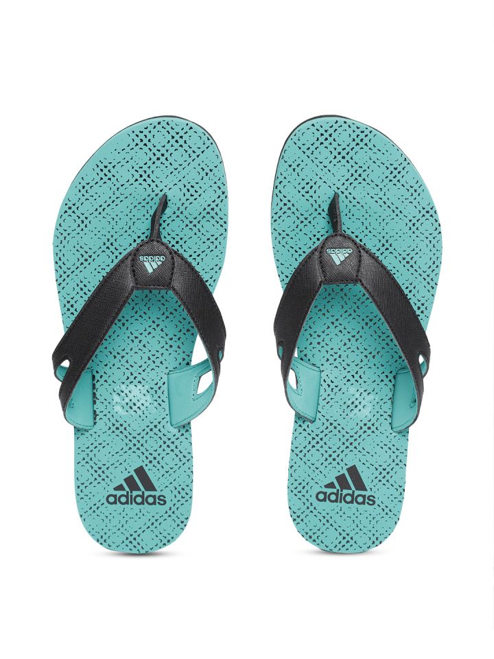 Adidas slippers cheap turquoise