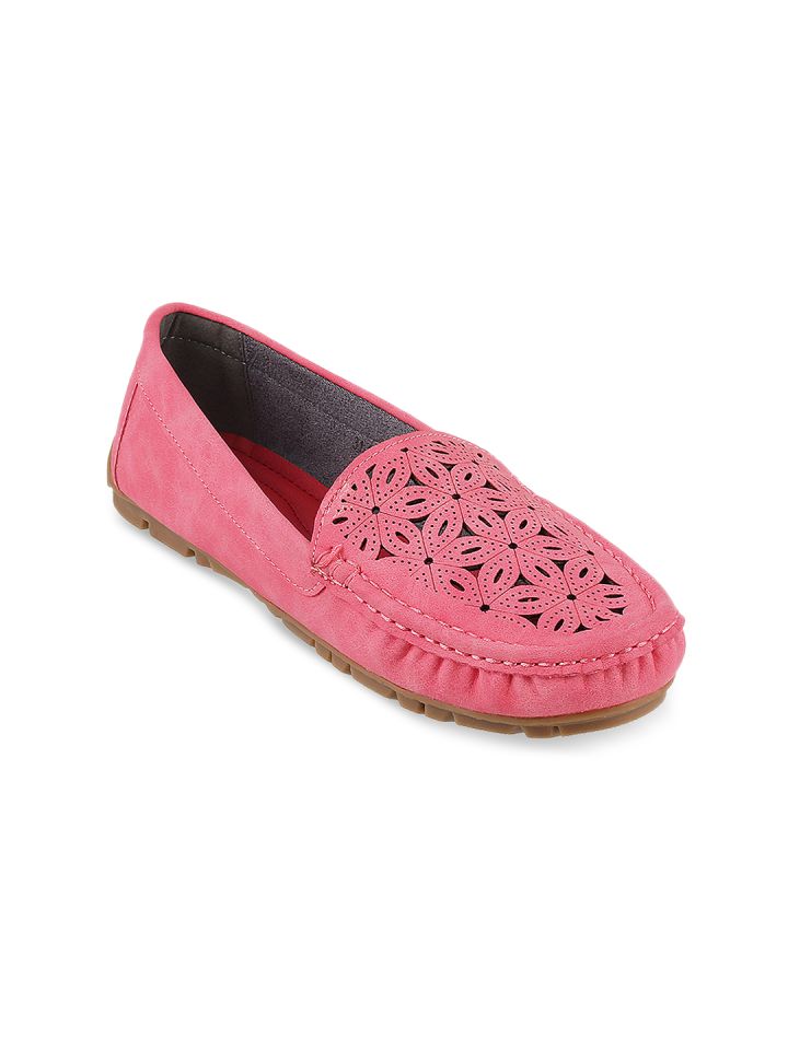 Buy Mochi Women Pink Loafers Casual Shoes for Women 6847079 Myntra