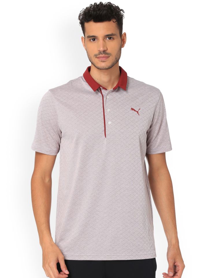 Puma diamond jacquard top polo