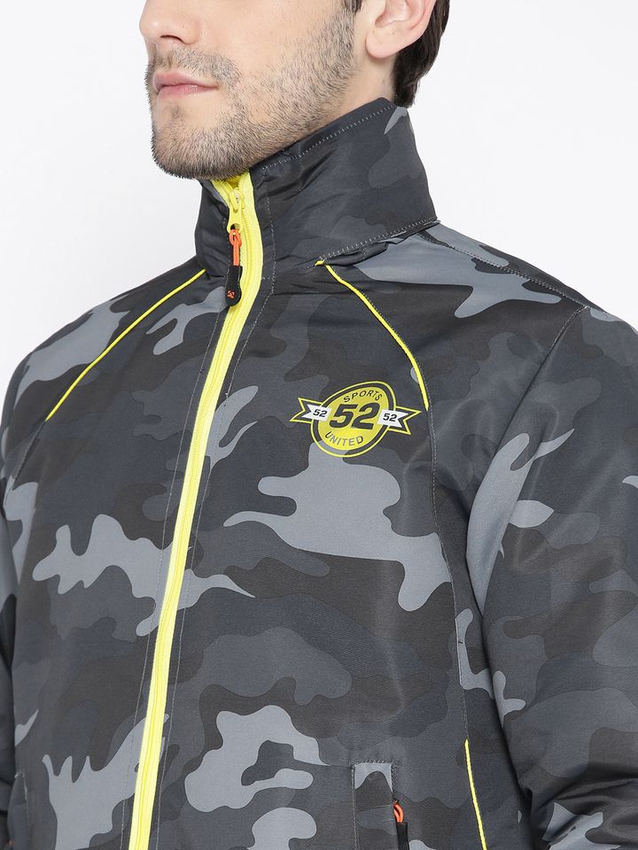 Buy Sports52 Wear Men Grey Camouflage 