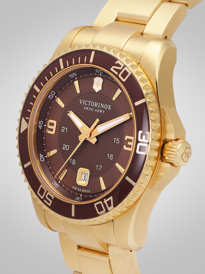 Buy Victorinox Men Brown Analogue Watch 241607 Watches for Men