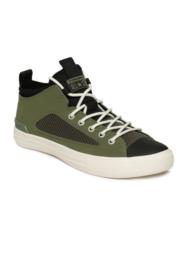 converse olive green sneakers