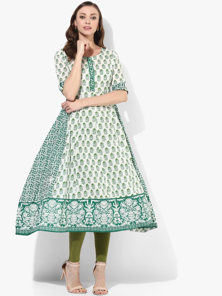 Sangria online white anarkali