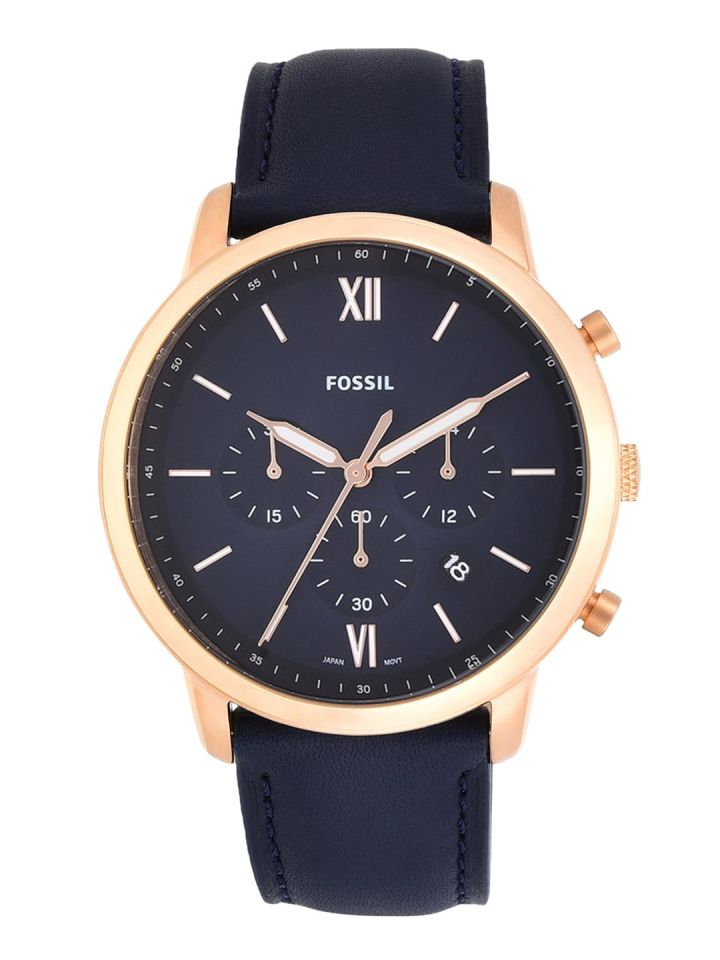 Fossil gold discount watches for men