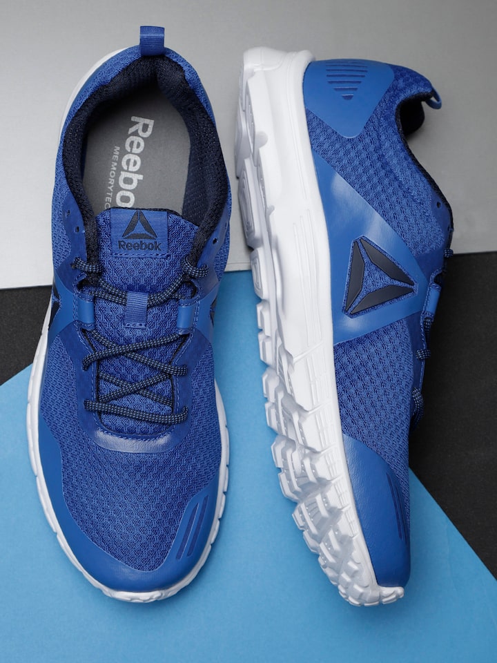 reebok running shoes blue