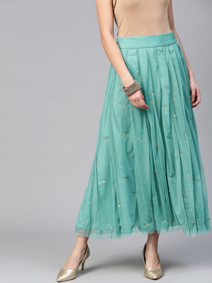 Long skirt outlet on myntra