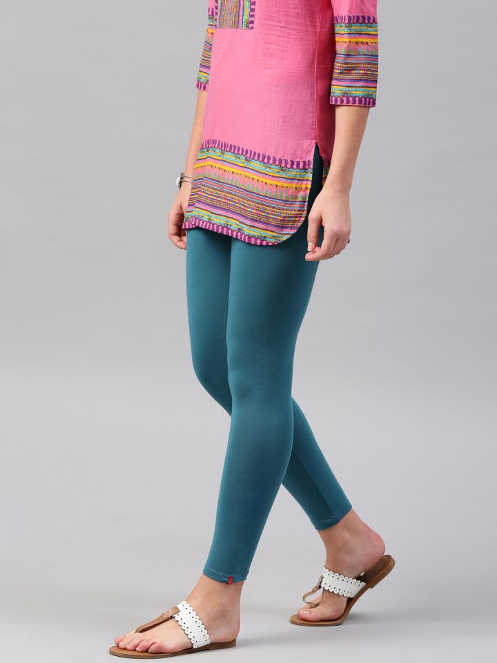 teal green leggings