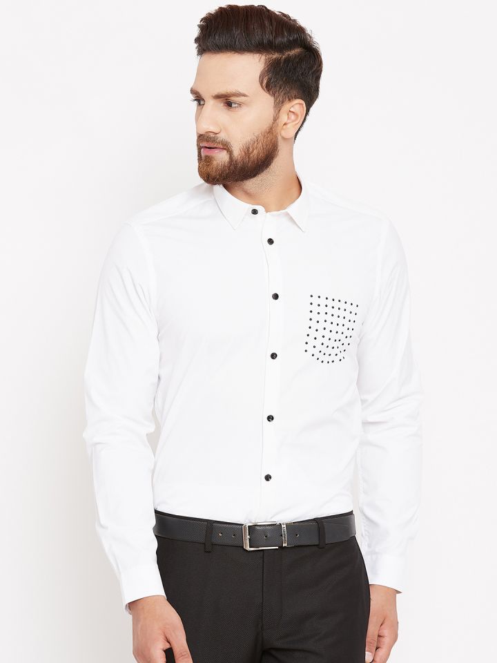 Blackberry party wear shirts clearance