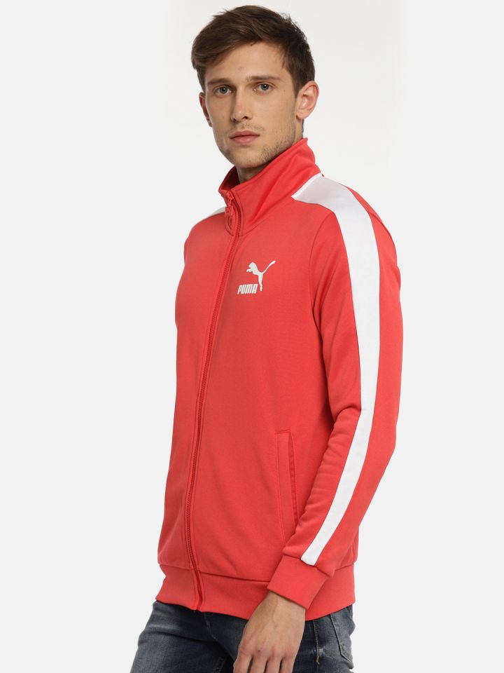 Buy Puma Men Red Classics T7 Track Jacket - Jackets for Men 6936205