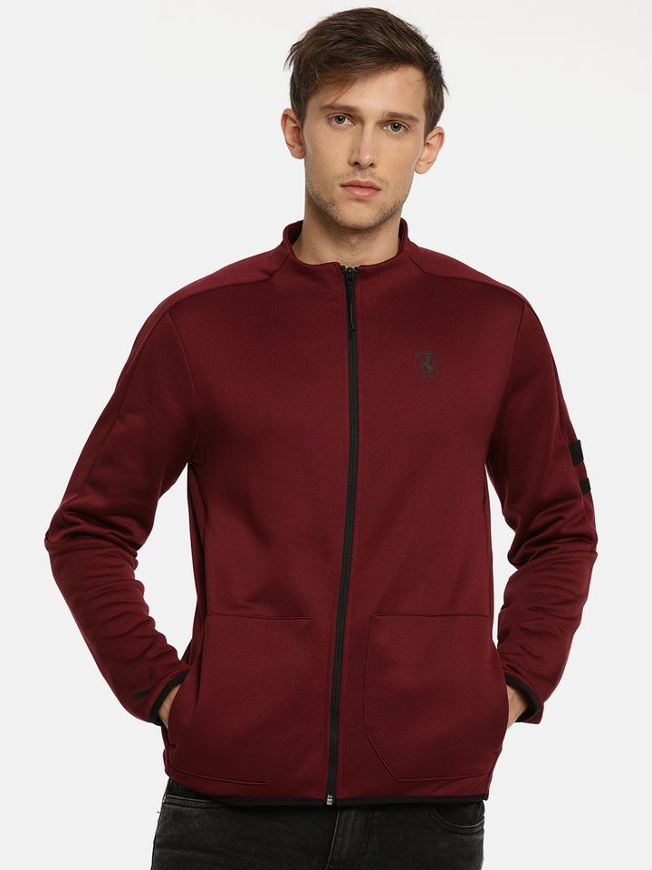 puma maroon jacket