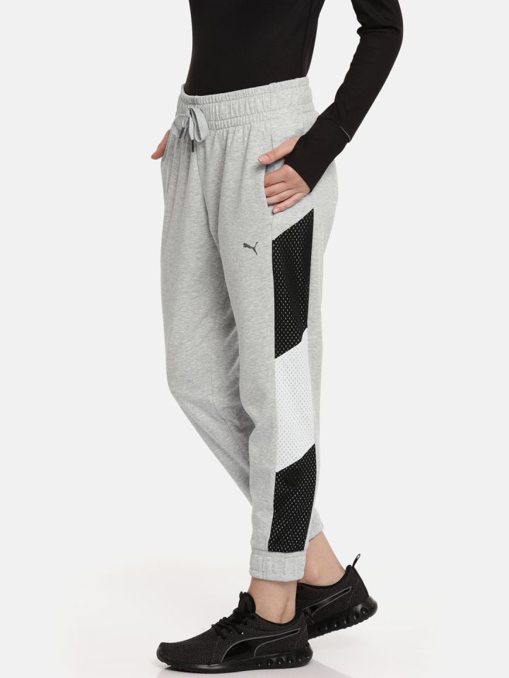 Puma joggers womens store grey