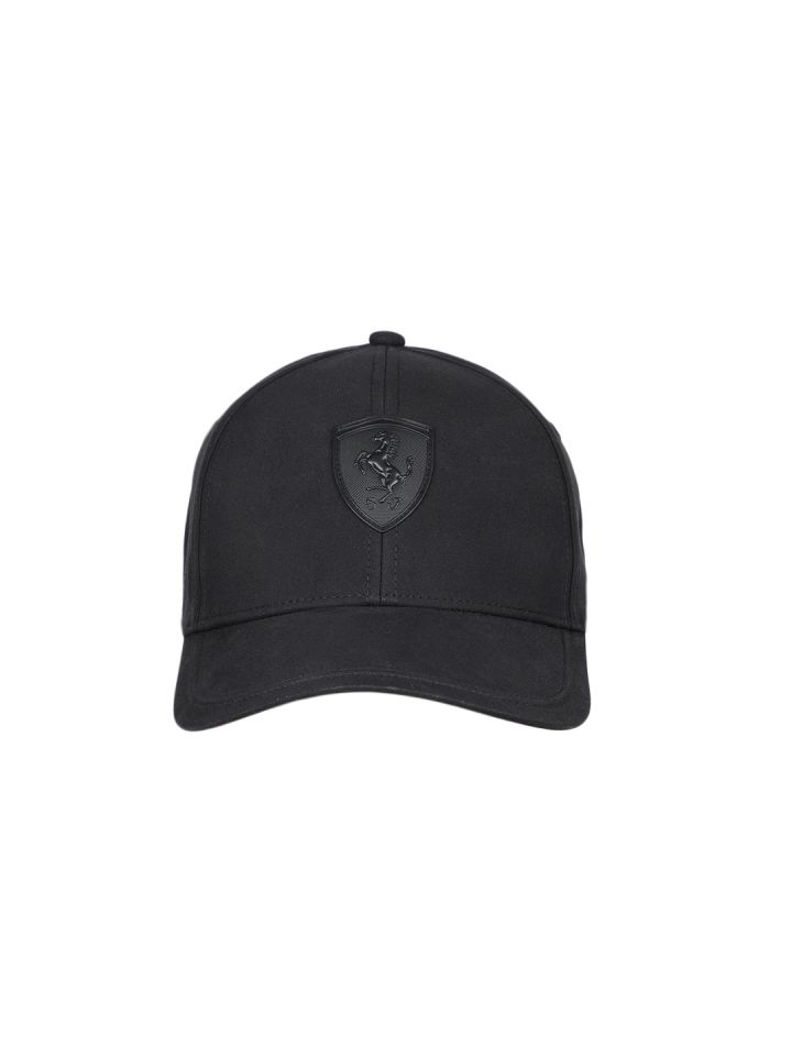 Buy Puma Unisex Black Solid Baseball Cap Myntra