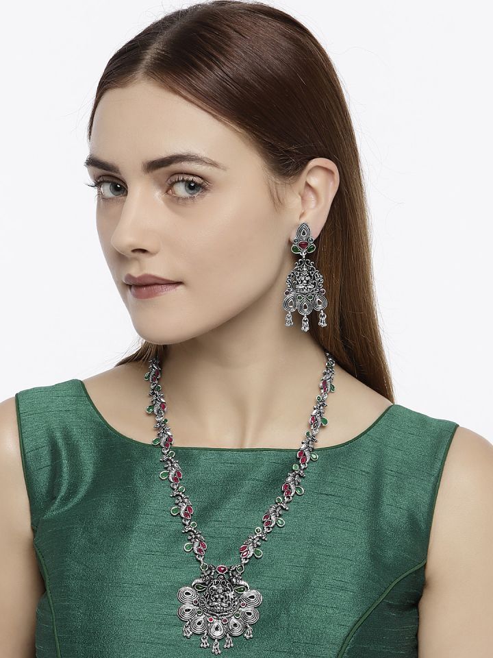Zaveri pearls zinc jewel set hotsell