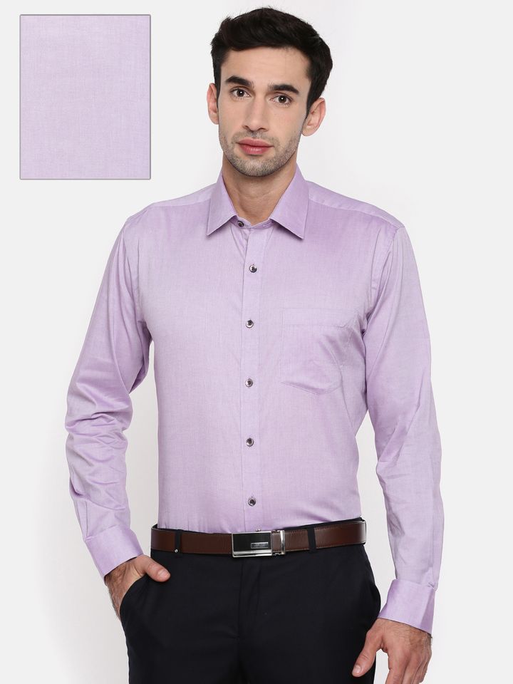 violet formal shirt