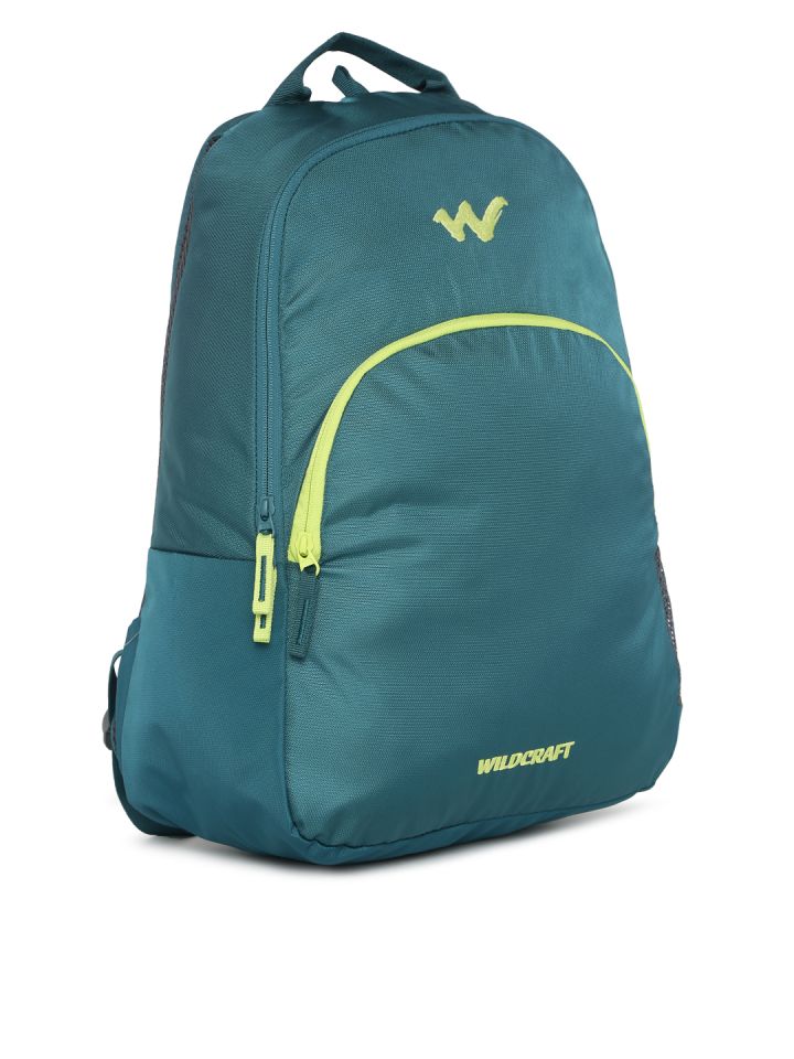 Buy Wildcraft Unisex Teal Solid Compact Laptop Backpack