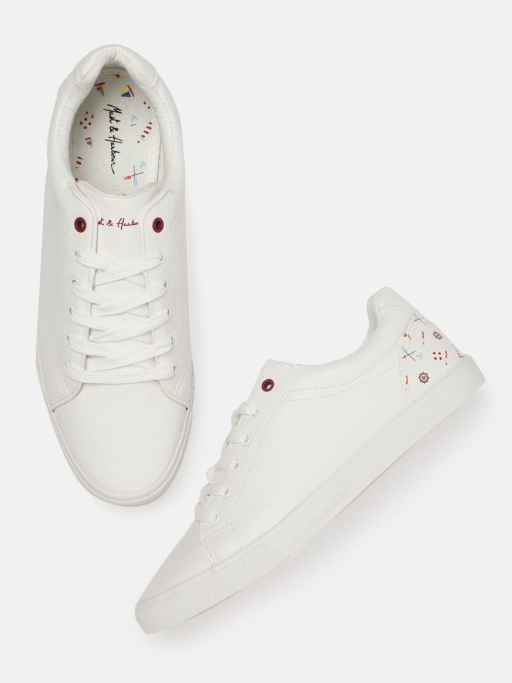mast and harbour white sneakers
