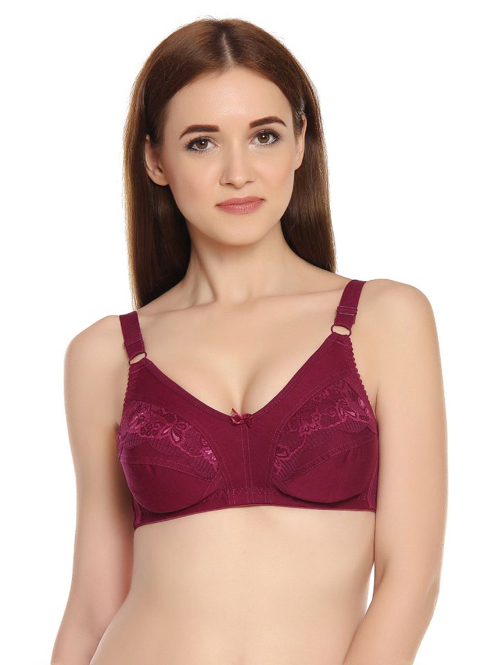 Innocence Women's Non Padded Non wired Printed Bra