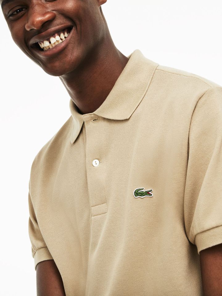 Buy Lacoste Men Beige L.12.12 Polo Tshirts for Men 6957949 Myntra