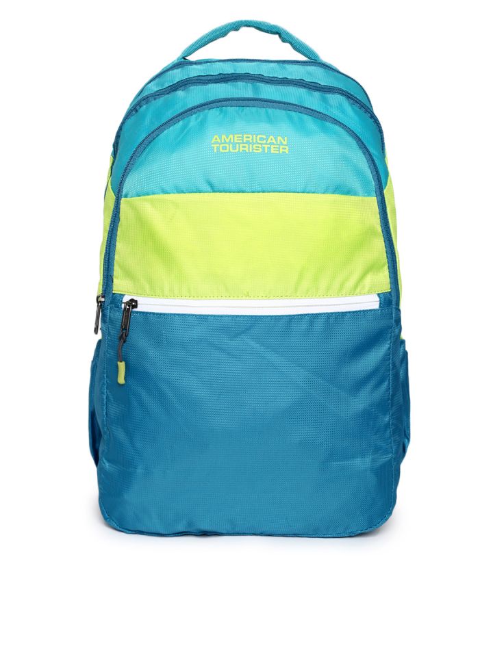 Green and blue backpack outlet