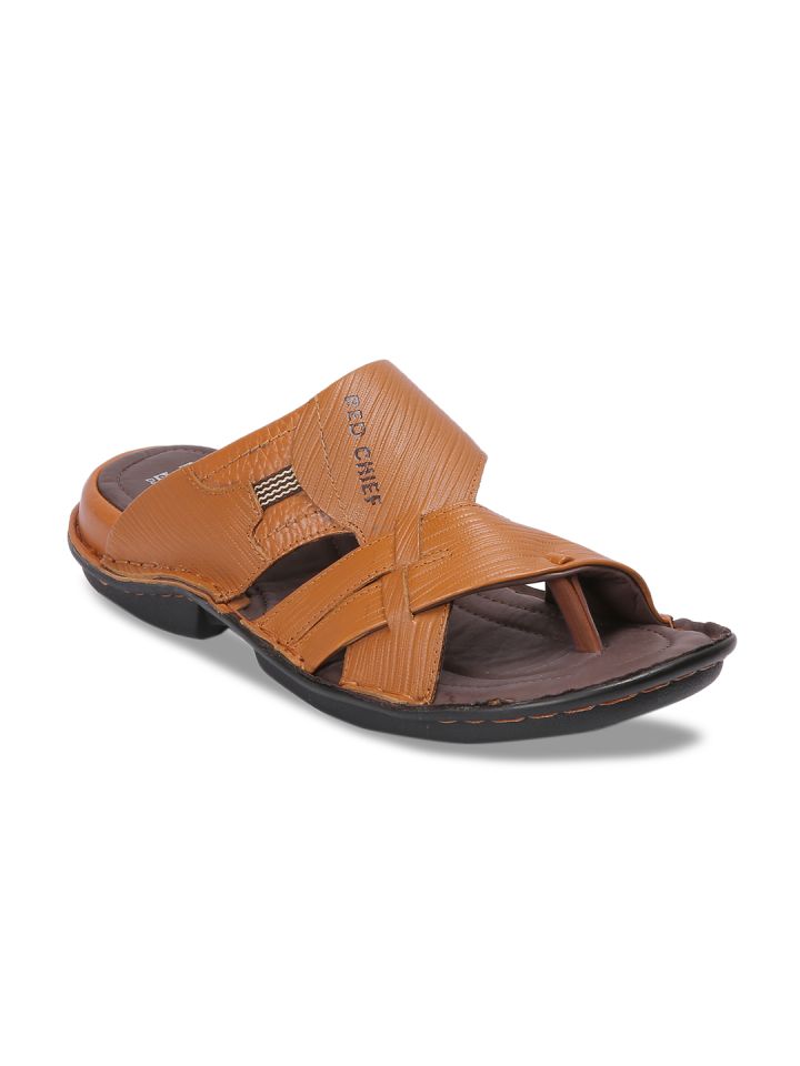 Red Chief Men Tan Comfort Sandals
