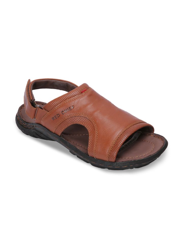Buy Red Chief Men Brown Leather Comfort Sandals Sandals for Men
