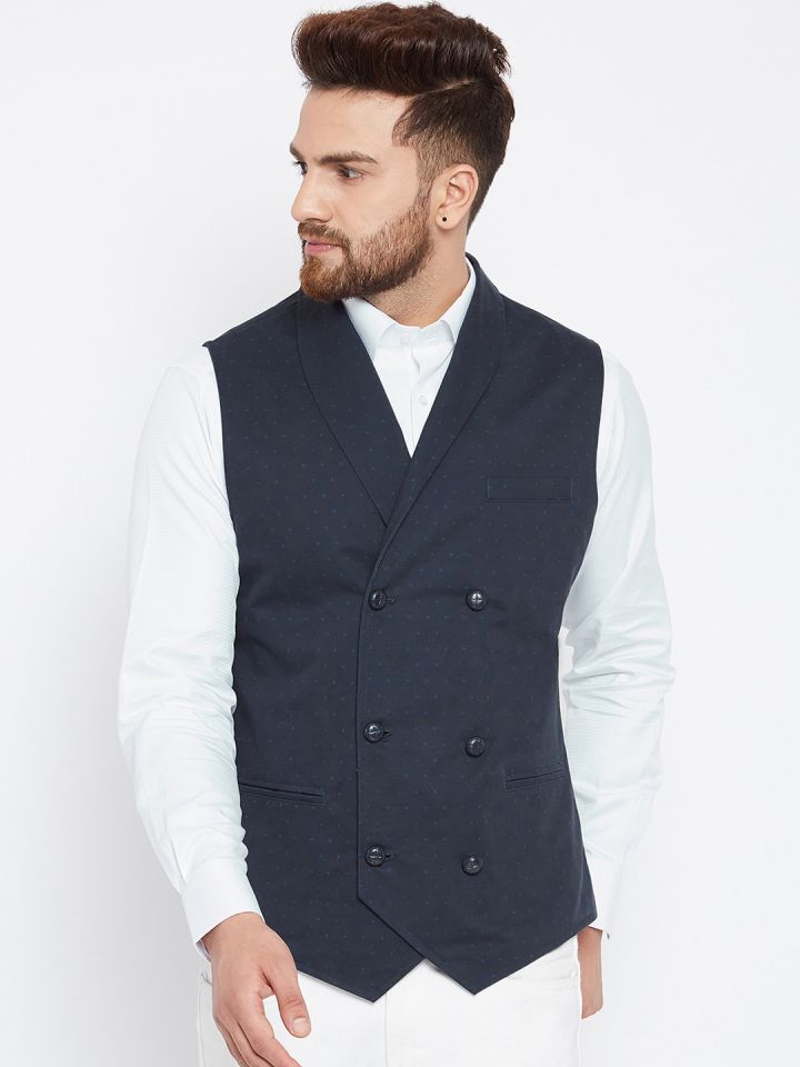 Hypernation solid men's clearance waistcoat