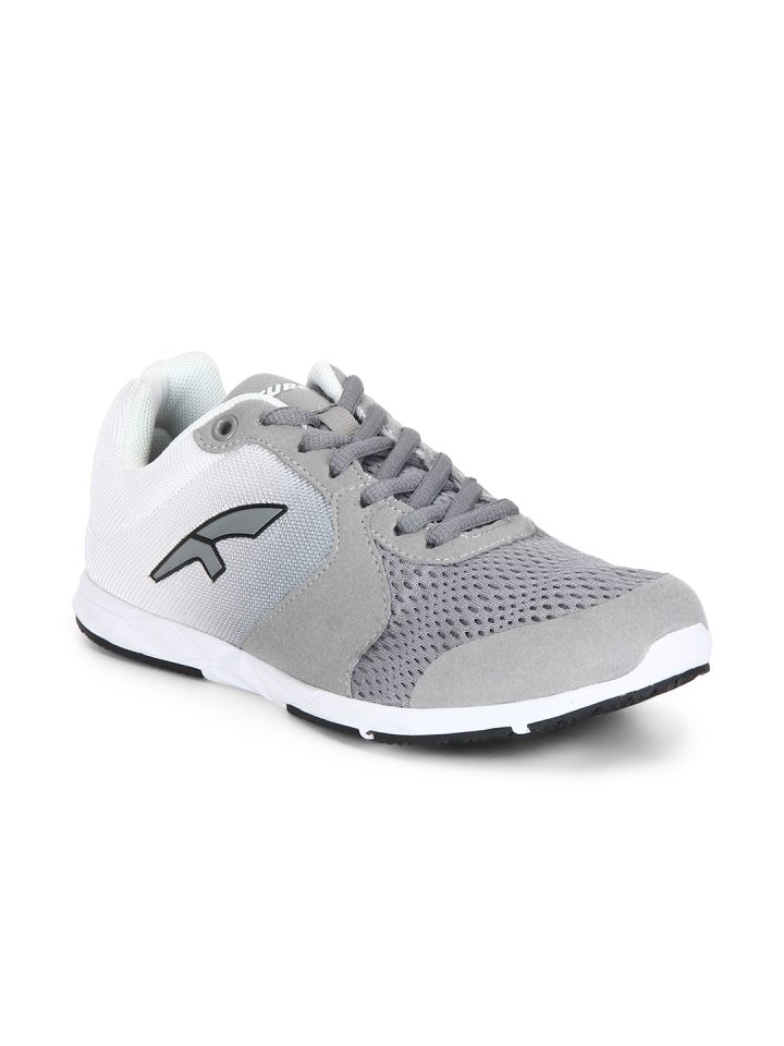 Women Grey \u0026 Off White Running Shoes 