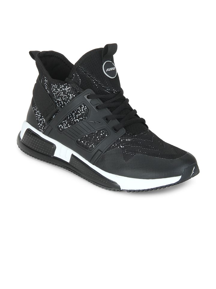 Buy FURO By Red Chief Men Black Mesh 