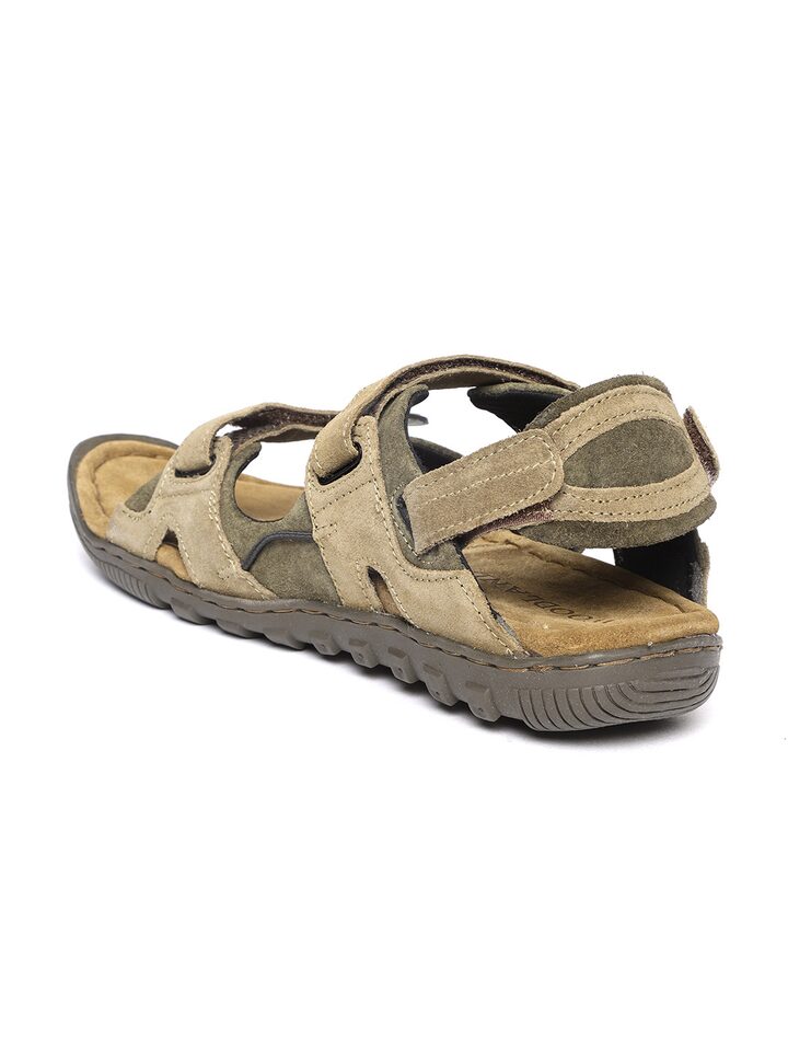 Buy Woodland Men Leather Comfort Sandals - Sandals for Men 6989413 | Myntra