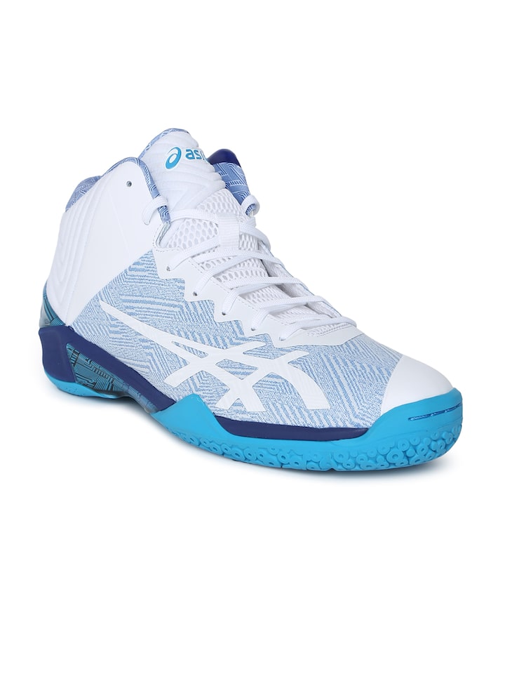 Buy ASICS Men White \u0026 Blue GELBURST 22 GE Basketball Shoes - Sports Shoes  for Men 6992419 | Myntra