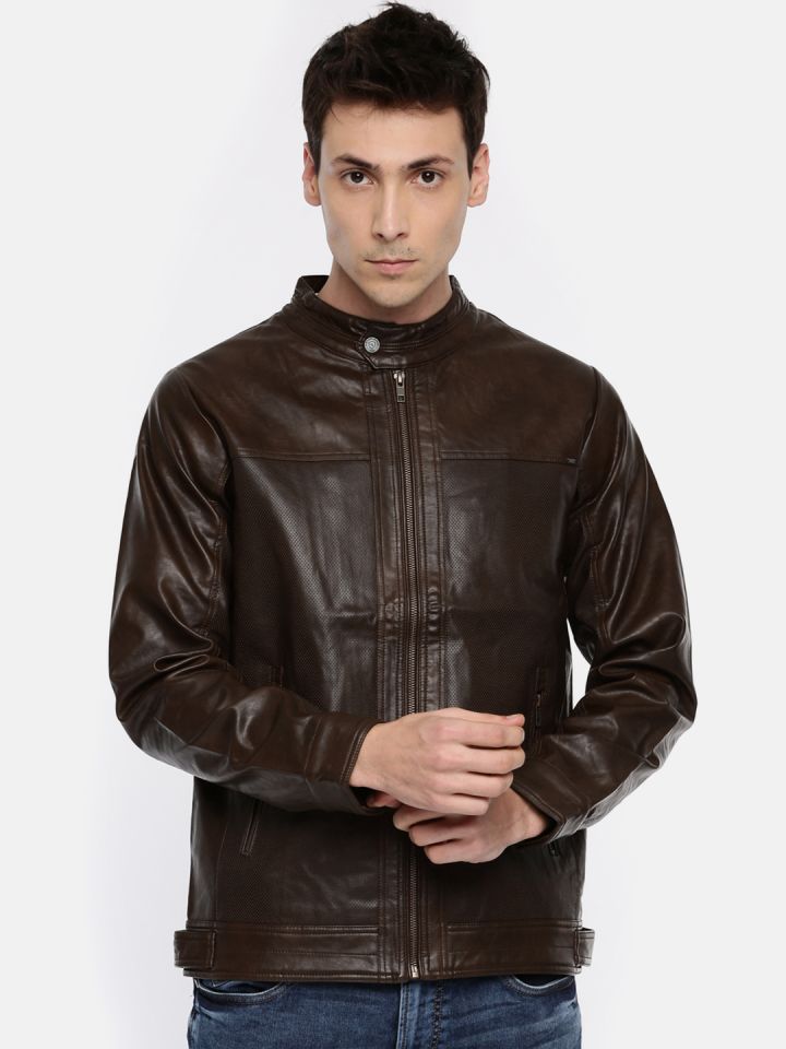 Spykar hotsell jackets leather