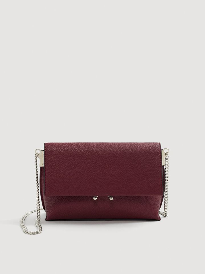 Mango maroon solid sling 2024 bag