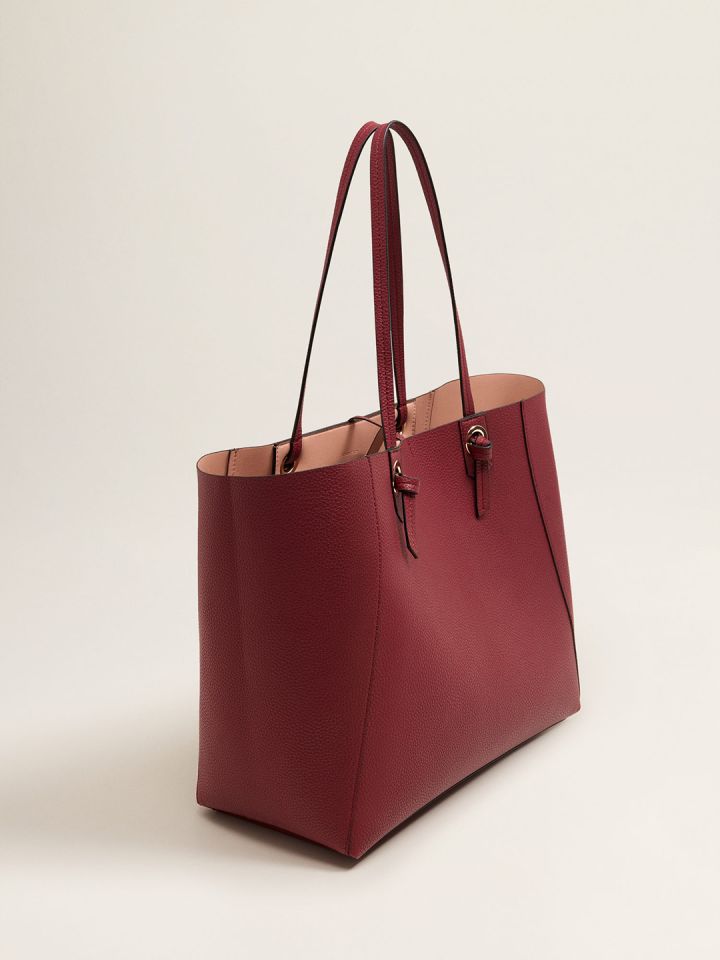 Mango maroon discount solid shoulder bag